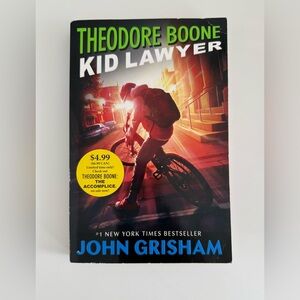 Theodore Boone Kid Lawyer - Kids Book with Blue Accents
